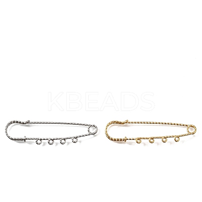 304 Stainless Steel Kilt Pins with 4 Loops STAS-K252-11C-M-1