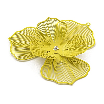 Spray Printed 430 Stainless Steel Big Pendants STAS-P359-02C-1