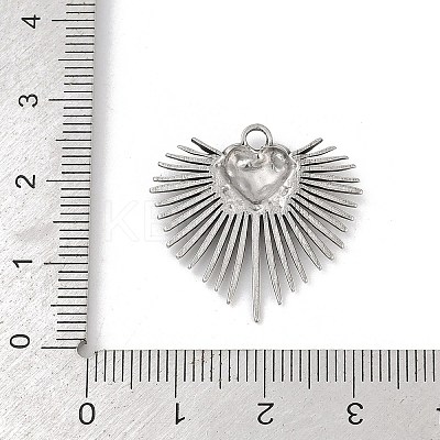 304 Stainless Steel Pendants STAS-D366-01E-P-1