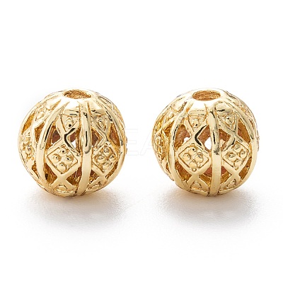 Alloy Hollow Beads X1-PALLOY-P238-06G-RS-1