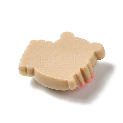 Opaque Resin Cartoon Bear Decoden Cabochons LS-RESI-G082-01B-1