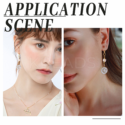 8Pcs 2 Style Brass Micro Pave Cubic Zirconia Pendants ZIRC-AR0001-14-1