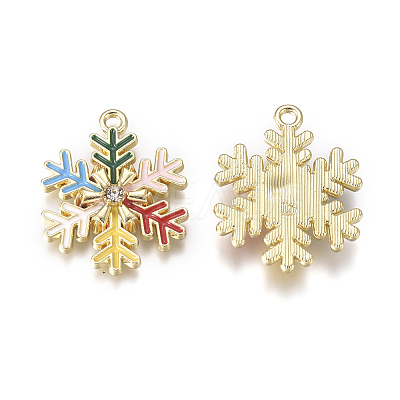 Golden Plated Alloy Pendants LS-PALLOY-L228-005G-1