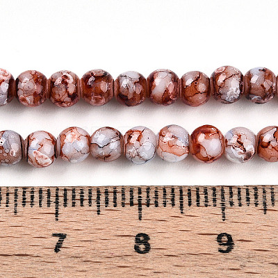 Baking Paint Glass Beads X1-DGLA-N003-4mm-A03-1