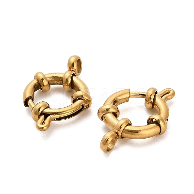 304 Stainless Steel Spring Ring Clasps STAS-K288-03B-G-1