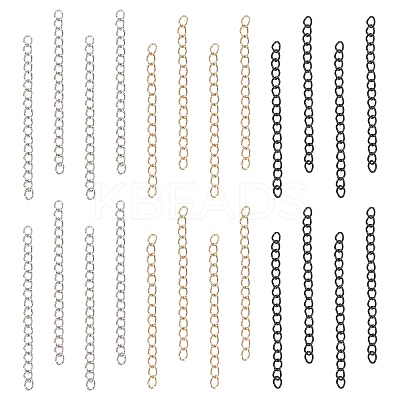 90Strands 3 Colors 304 Stainless Steel Chain Extender STAS-UN0032-29-1