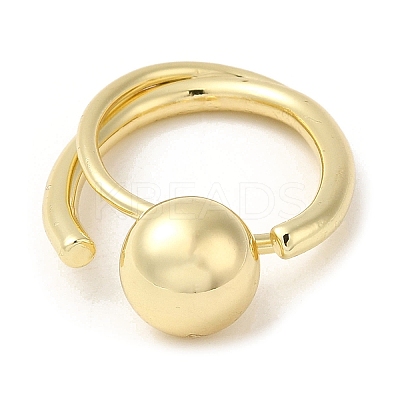 Brass Wrap Rings RJEW-Q778-14G-1
