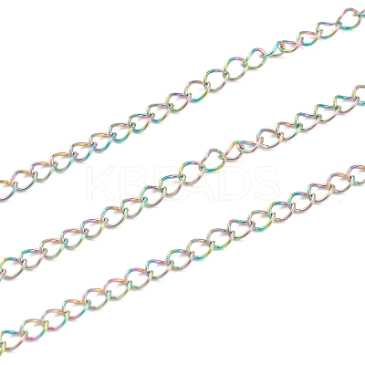 Ion Plating(IP) 304 Stainless Steel Curb Chain STAS-B020-05MC-1