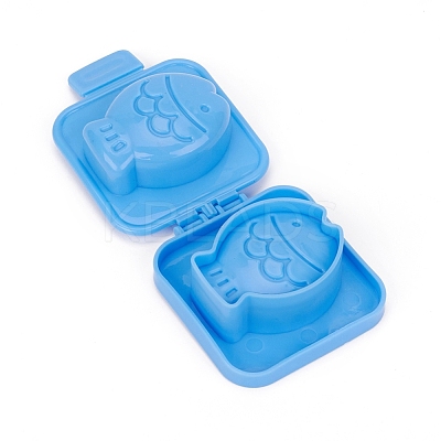 Fish Shape Cartoon Cute Boil Egg Sushi Rice Decorating Mold DIY-E034-07D-1