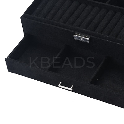 Velvet & Wood Jewelry Boxes VBOX-I001-04A-1