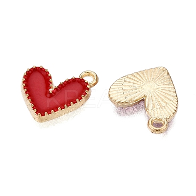 Alloy Enamel Charms ENAM-T011-204D-1