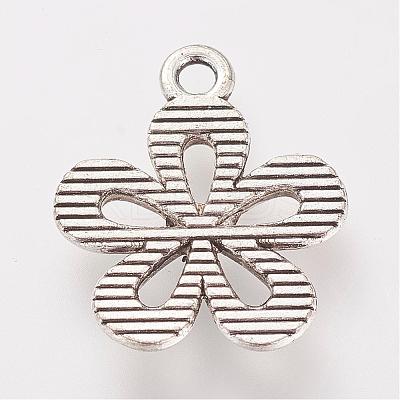 Tibetan Style Alloy Pendants TIBE-S306-12AS-RS-1
