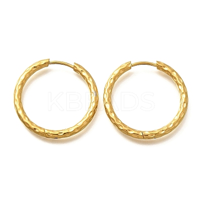 304 Stainless Steel Hoop Earrings for Women EJEW-M068-12F-G-1