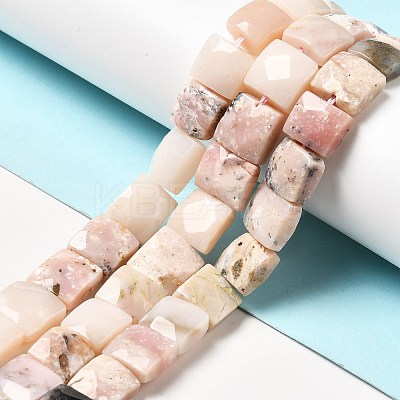Natural Pink Opal Beads Strands G-G980-06-1