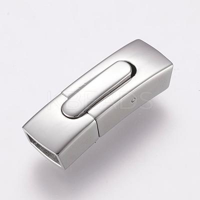 Tarnish Resistant 304 Stainless Steel Bayonet Clasps STAS-F122-39P-1