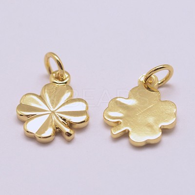 Brass Charms X-KK-G302-09G-NR-1