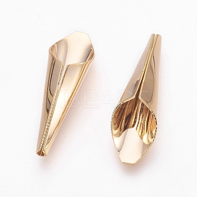 Brass Bead Cones X-KK-Q735-232G-1