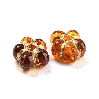 Plating Transparent Acrylic Beads LS-X-OACR-A024-04C-1