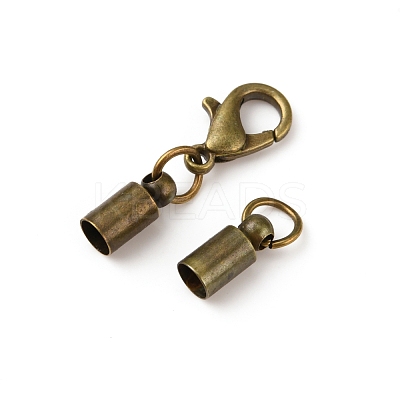 Brass Lobster Claw Clasps FIND-WH0044-78AB-1