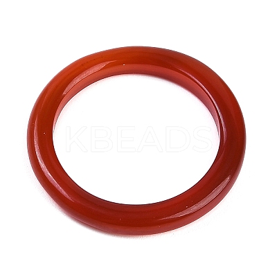 Dyed & Heated Natural Agate Finger Rings for Women RJEW-Z075-01D-1