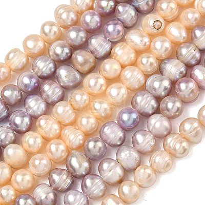 Natural Cultured Freshwater Pearl Beads Strands PEAR-L034-10C-1