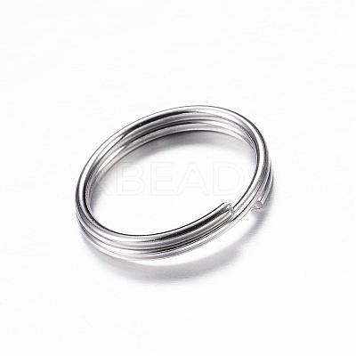 Tarnish Resistant 304 Stainless Steel Split Rings STAS-P092-01-1