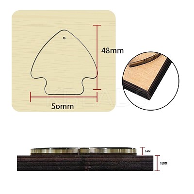 Wood Cutting Dies DIY-WH0169-50-1