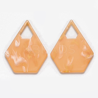 Cellulose Acetate(Resin) Pendants X-KY-S158-54-M-1