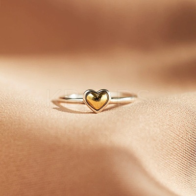 Heart 925 Sterling Silver Finger Rings for Women FS-WG1734C-01-1