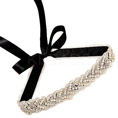 Alloy Rhinstone Chain Belt AJEW-WH20072-39A-1