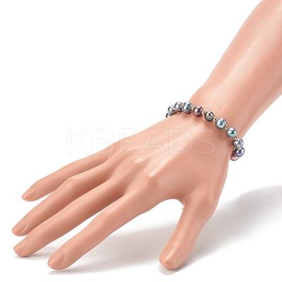 Potato Natural Pearl Slide Bracelets BJEW-JB06260-01-1