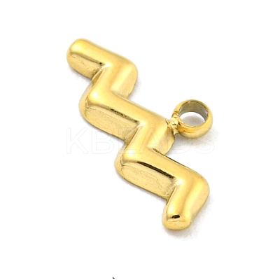 Real 18K Gold Plated PVD Vacuum Plating 304 Stainless Steel Pendants STAS-L278-002G-11-1