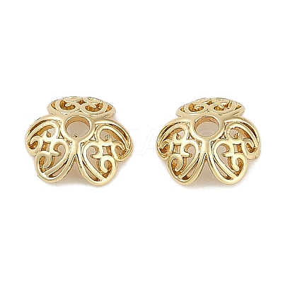 Brass Bead Caps KK-I719-10G-1