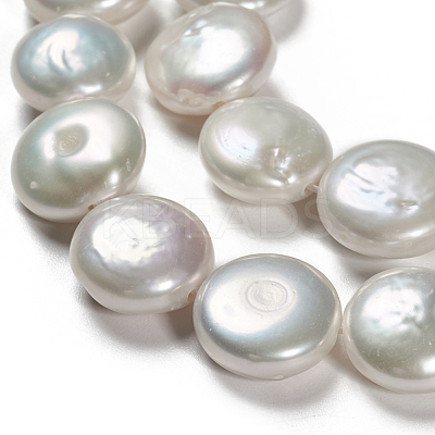 Natural Baroque Pearl Keshi Pearl Beads Strands PEAR-S012-27A-1