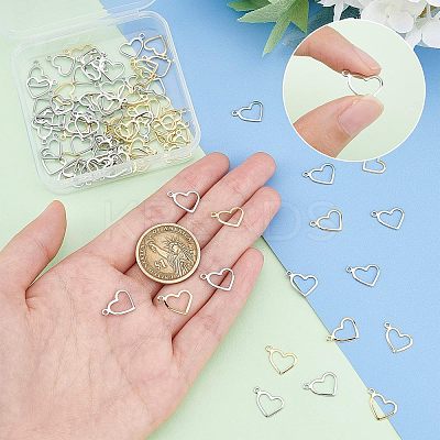 304 Stainless Steel Charms STAS-UN0015-86-1