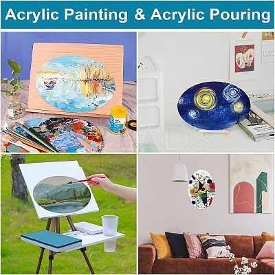 Wood and Linen Painting Canvas Panels LS-DIY-NB0001-72A-1