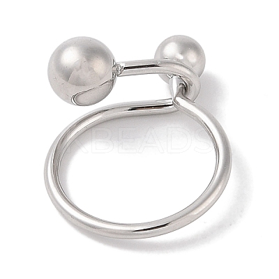Non-Tarnish 304 Stainless Steel Finger Rings for Women RJEW-G315-06P-1