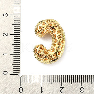 Rack Plating Brass Micro Pave Cubic Zirconia Pendants KK-Q790-01C-G-1