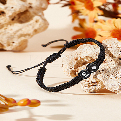 1Pc Adjustable Nylon Cord Braided Bracelets for Women Men BJEW-LP0001-31A-E-1
