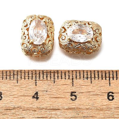 Brass Glass Beads KK-M318-45G-02-1