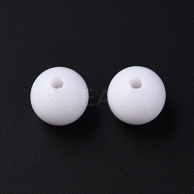 Opaque Acrylic Beads MACR-S370-C14mm-01-1