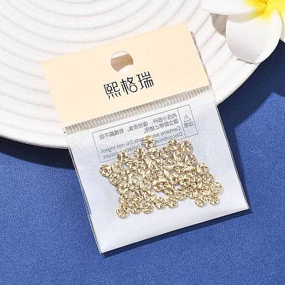 SHEGRACE Brass Spacer Beads XGRPCH086-197G-1