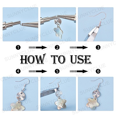 DIY Geometric Style Earring Making Kits DIY-SC0013-21S-1