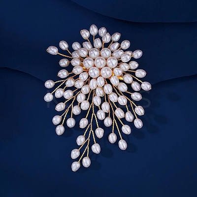 Flower Alloy Brooches for Backpack Clothes LS-PW-WGD48A8-01-1