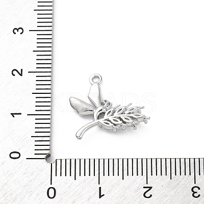 Brass Crystal Rhinestone Pendants KK-E793-05P-1
