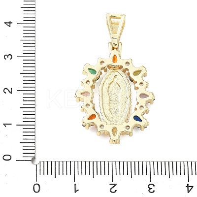 Religion Brass Pave Cubic Zirconia Pendants CU-CBA83A6-01B-G01-1
