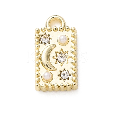 Alloy Rhinestone Charms RB-CBA7F7E-07G-1