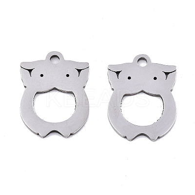 Non-Tarnish 201 Stainless Steel Pendants LS-STAS-S081-034-1