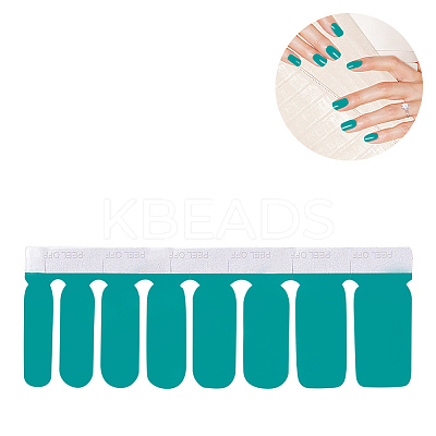 Solid Color Full Cover Best Nail Stickers MRMJ-T039-01K-1