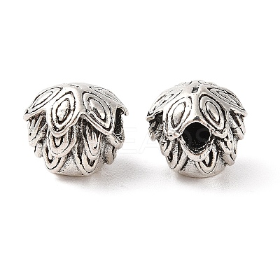 Tibetan Style Alloy European Beads FIND-C060-007AS-1